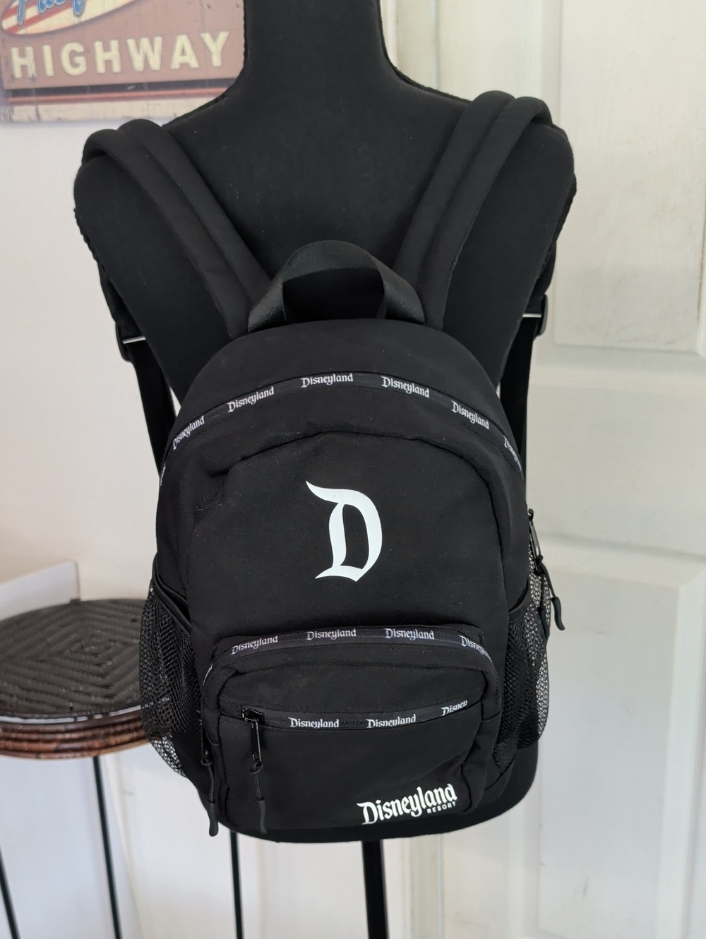 Disneyland Resort Black Mini Backpack